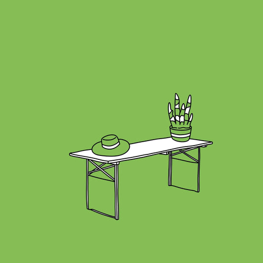 + Extra Tisch (100 x 60 cm) leihen